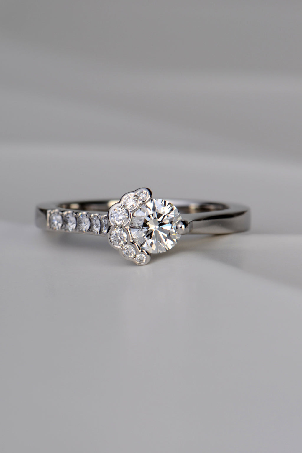 Fairypools natural diamond ring - diamond ring Christine Sadler Unforgettable Jewellery