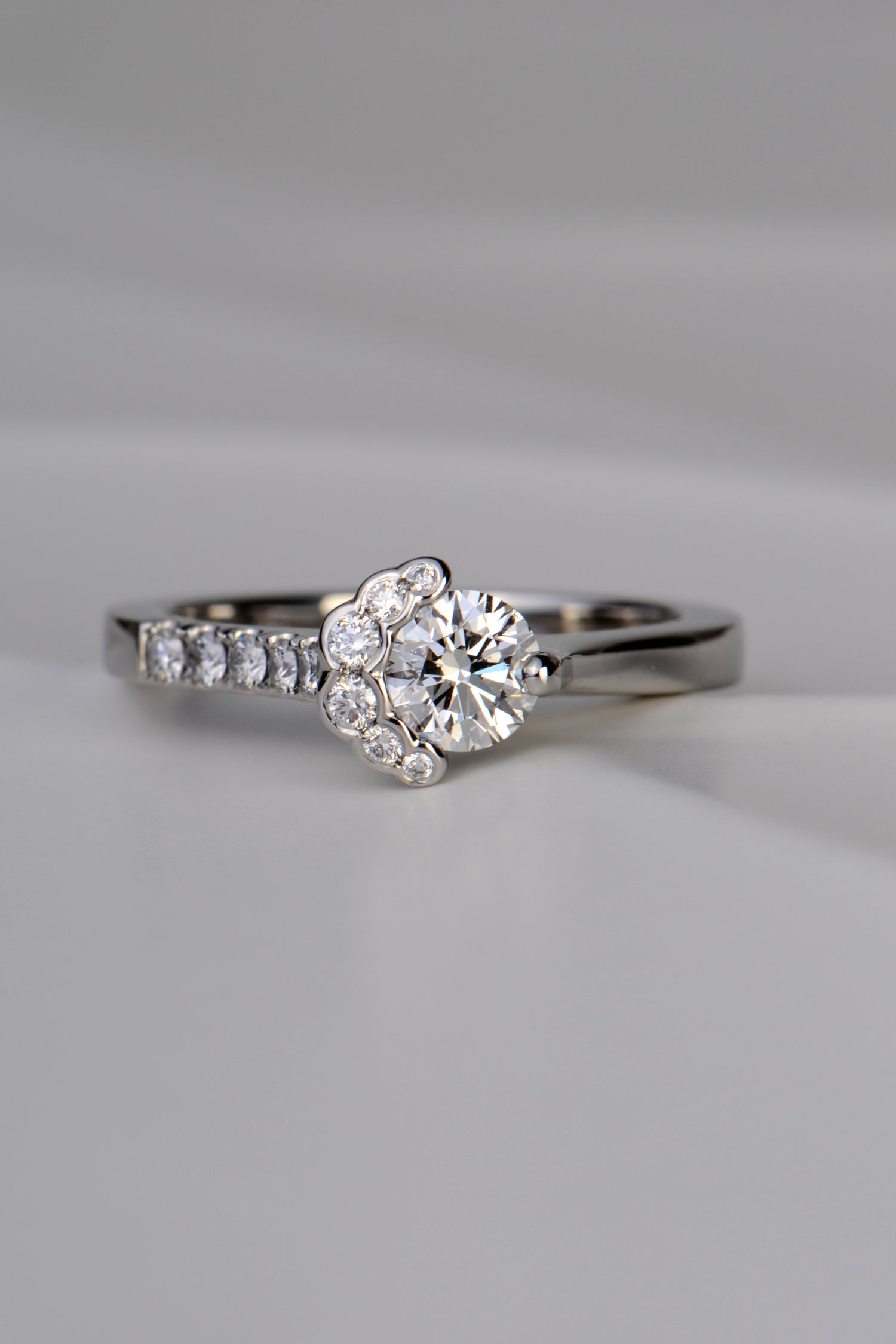 Fairypools natural diamond ring - diamond ring Christine Sadler Unforgettable Jewellery