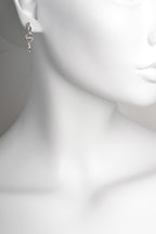 Handmade statement earrings that symbolise a meaningful connection - dna helix shape - Christine Sadler