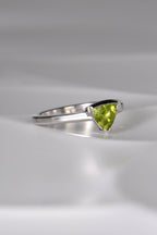 Peridot Sailing Stones Modern Ring -  Christine Sadler