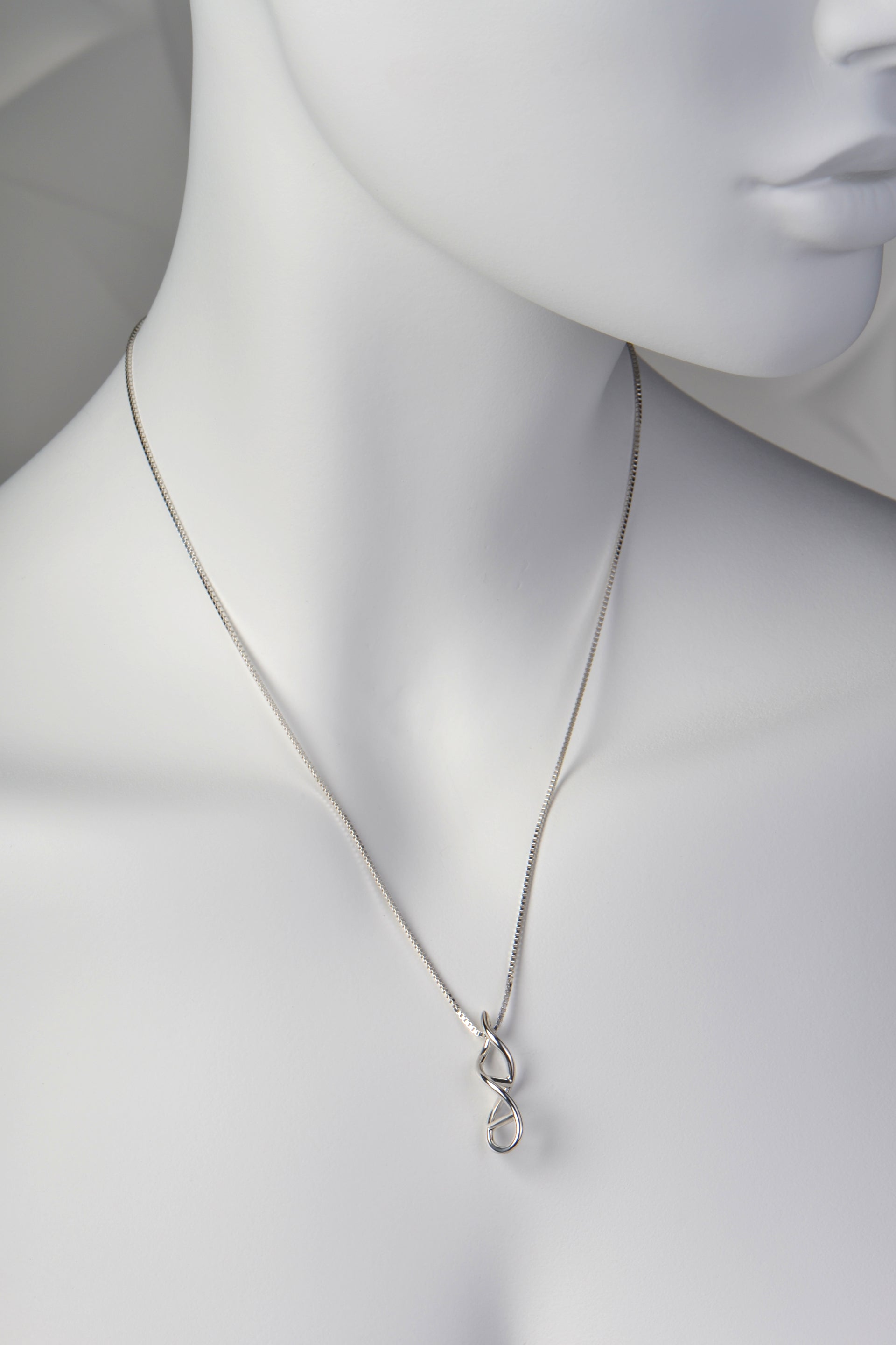 dna designer genes silver necklace