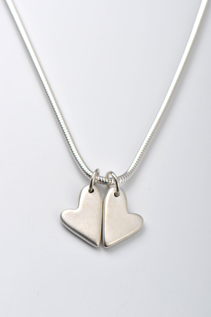 From the heart double heart pendant - Unforgettable Jewellery