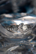 Scottish diamond ring inspired by the fairy pools on the Isle of Skye by Ayrshire jewellery designer Christine Sadler