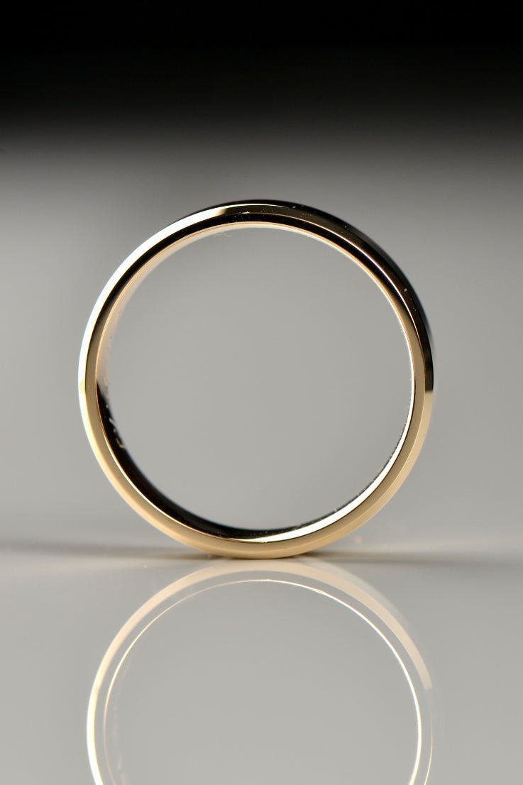 Modern Yellow Gold Wedding Ring For Men - Wedding RingThe Best of British