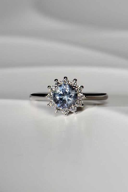 The Moonflower engagement ring