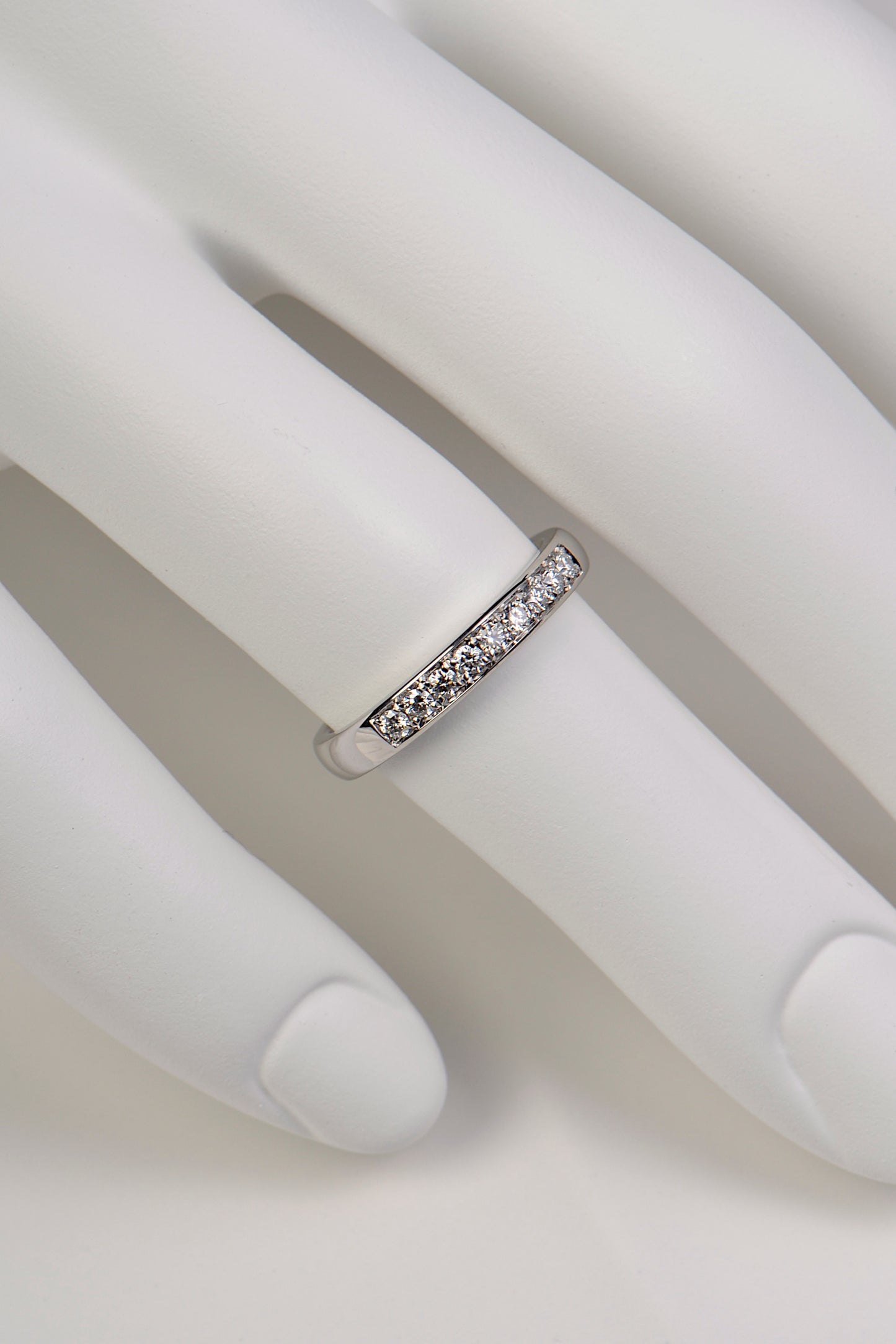 Handmade diamond wedding ring