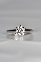 One carat brilliant cut solitaire engagement ring - Engagement Ring Christine Sadler