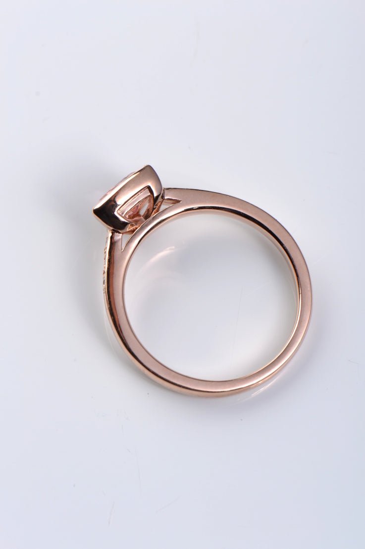 Pink tourmaline and diamond Sailing Stones ring. - Christine Sadler