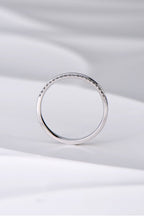 handmade platinum diamond set wedding ring for a woman - Christine Sadler