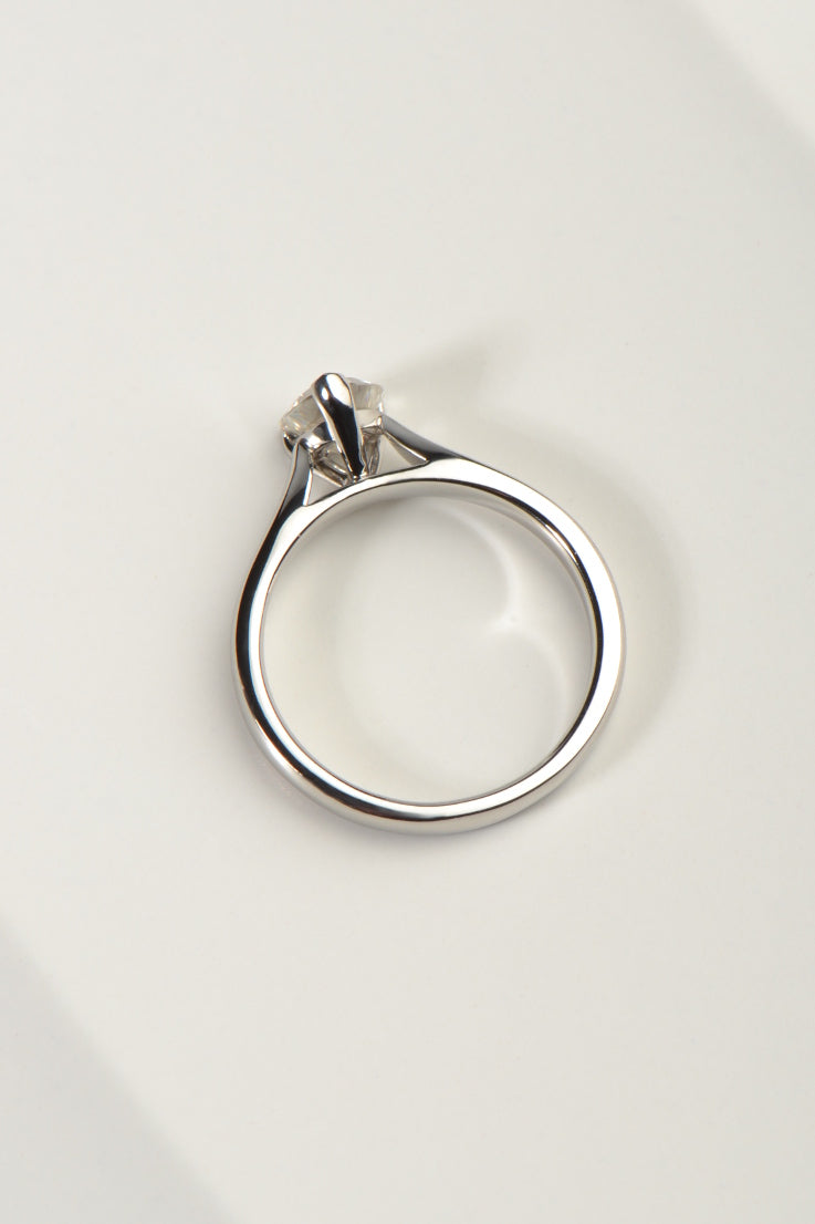 heart cut british designer engagement ring
