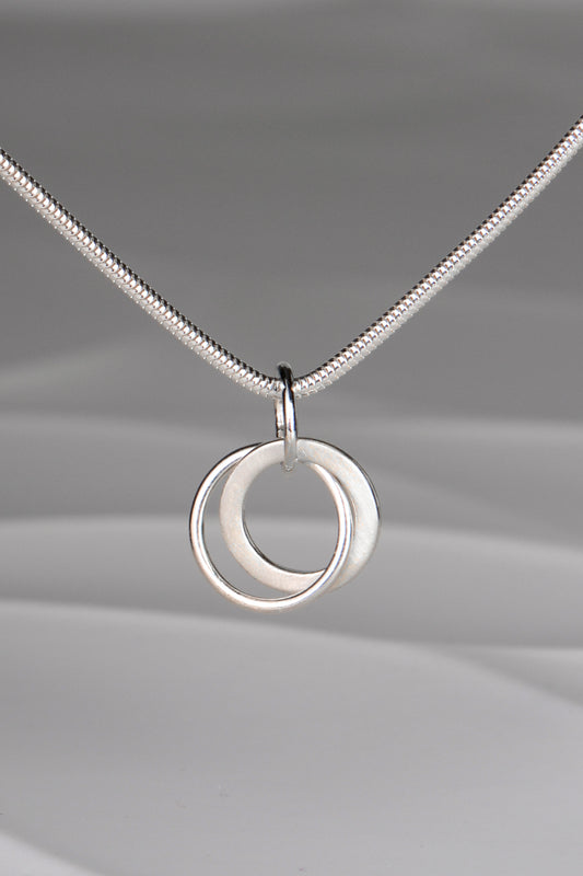 designer silver necklace