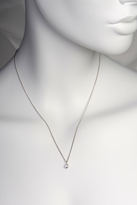 delicate diamond white gold necklace inspired by your personal journey from Christine Sadler who is based in Ayr, Scotland. This collection is called Cairn and you can stack different gemstones together to mark important moments in your life.