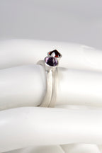 stacking gemstone rings handmade in Scotland from jewellery designer Christine Sadler
