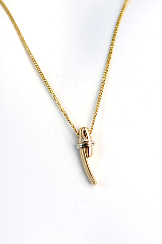 Stay Together 9ct gold pendant