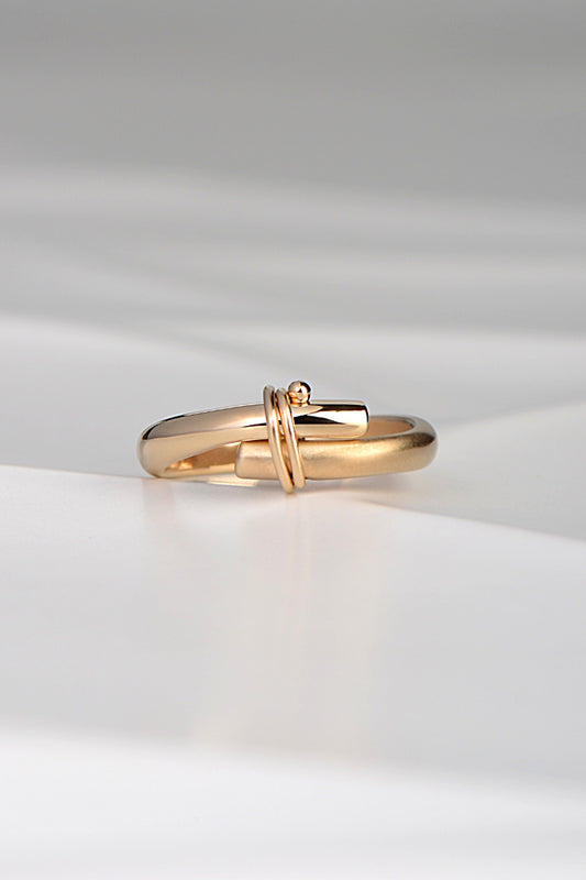 Stay Together 9ct gold ring