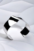 Tagliatelle wide silver cuff - BangleChristine Sadler