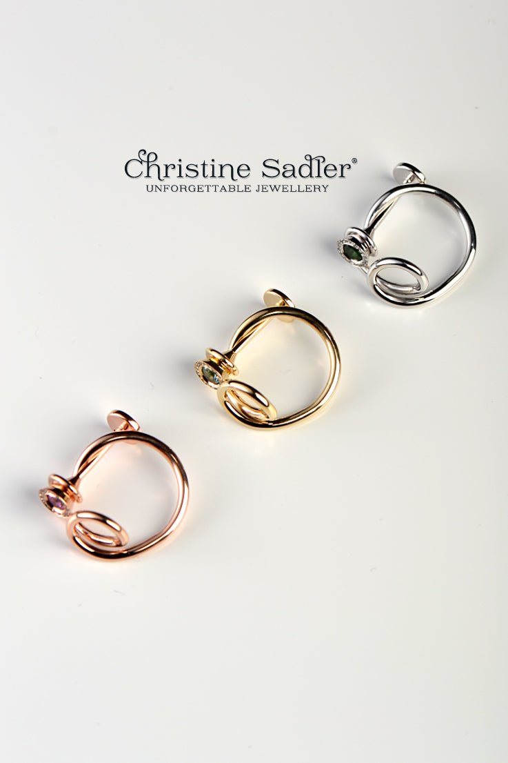 The Ultimate Cocktail ring - Mojito Green Garnet - Ring Christine Sadler