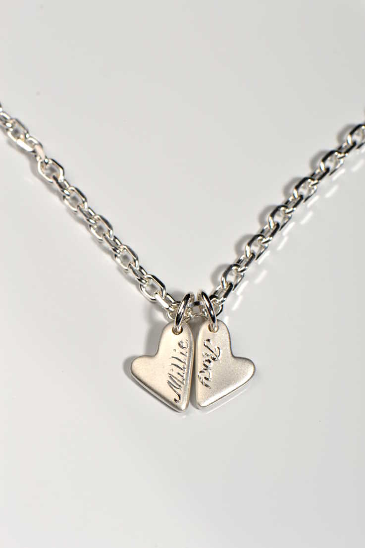From the heart double heart pendant - Unforgettable Jewellery