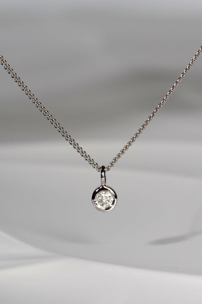 Cairn white gold and diamond pendant - Necklaces Christine Sadler